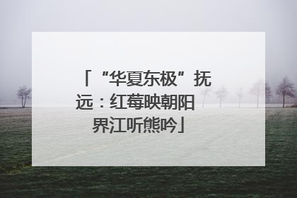 “华夏东极”抚远：红莓映朝阳 界江听熊吟