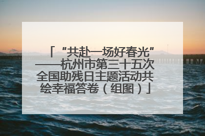 “共赴一场好春光”——杭州市第三十五次全国助残日主题活动共绘幸福答卷（组图）