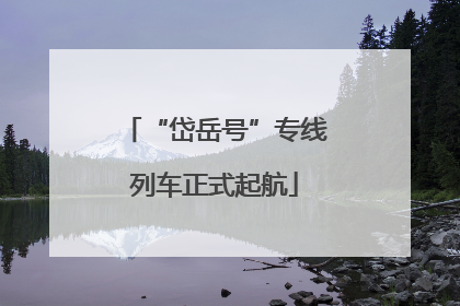 “岱岳号”专线列车正式起航