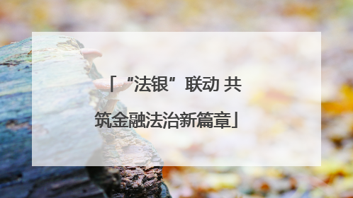 “法银”联动 共筑金融法治新篇章
