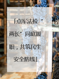 点军法检“两长”同庭履职，共筑民生安全防线