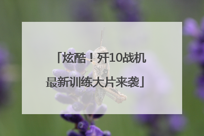 炫酷！歼10战机最新训练大片来袭
