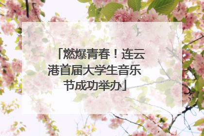 燃爆青春！连云港首届大学生音乐节成功举办