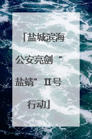 盐城滨海公安亮剑“盐靖”Ⅱ号行动