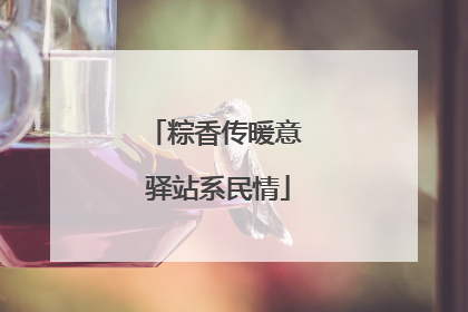 粽香传暖意 驿站系民情