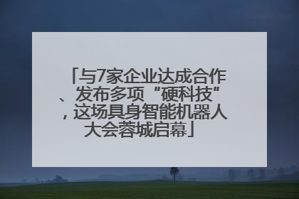 与7家企业达成合作、发布多项“硬科技”，这场具身智能机器人大会蓉城启幕