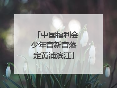 中国福利会少年宫新宫落定黄浦滨江