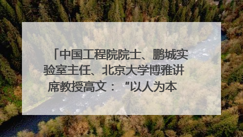中国工程院院士、鹏城实验室主任、北京大学博雅讲席教授高文：“以人为本 智能向善” 推动文化与科技相生相促｜聚焦2025文化强国建设高峰论坛