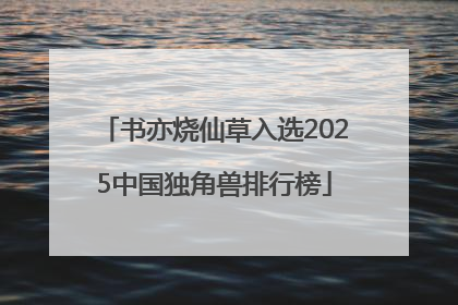 书亦烧仙草入选2025中国独角兽排行榜