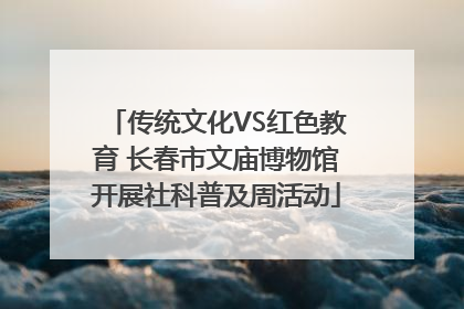 传统文化VS红色教育 长春市文庙博物馆开展社科普及周活动