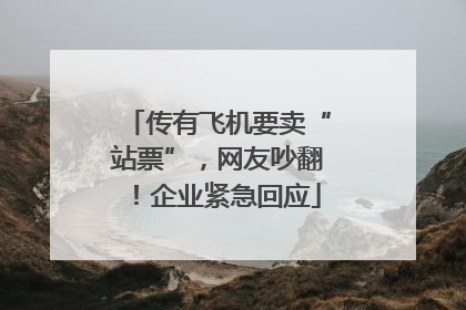 传有飞机要卖“站票”，网友吵翻！企业紧急回应