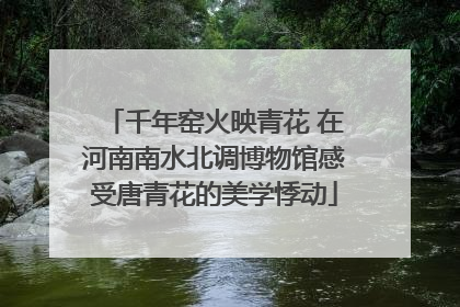 千年窑火映青花 在河南南水北调博物馆感受唐青花的美学悸动