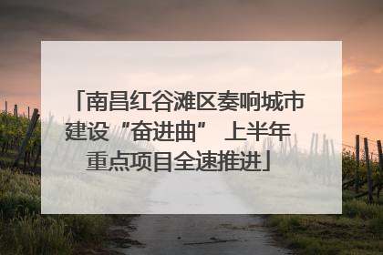 南昌红谷滩区奏响城市建设“奋进曲” 上半年重点项目全速推进