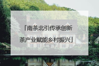 南茶北引传承创新 茶产业赋能乡村振兴
