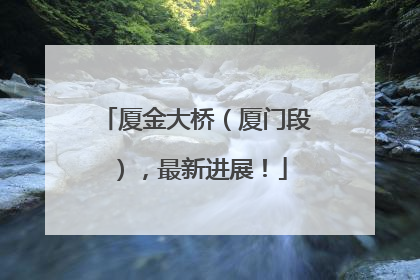 厦金大桥（厦门段），最新进展！