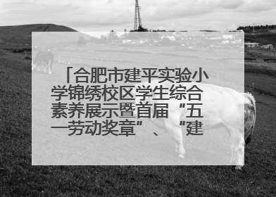 合肥市建平实验小学锦绣校区学生综合素养展示暨首届“五一劳动奖章”、“建平之星”颁奖典礼圆满举办