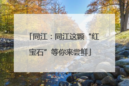 同江：同江这颗“红宝石”等你来尝鲜