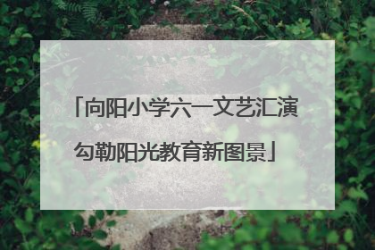 向阳小学六一文艺汇演勾勒阳光教育新图景