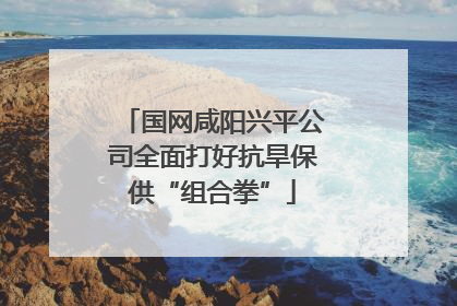 国网咸阳兴平公司全面打好抗旱保供“组合拳”