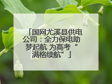 国网尤溪县供电公司：全力保电助梦起航 为高考“满格续航”