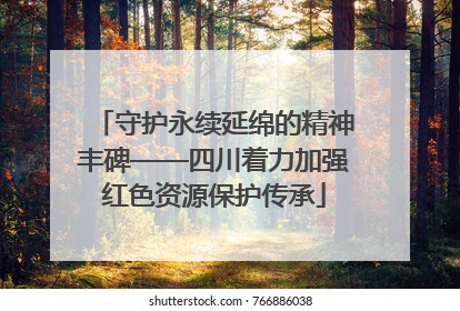 守护永续延绵的精神丰碑——四川着力加强红色资源保护传承