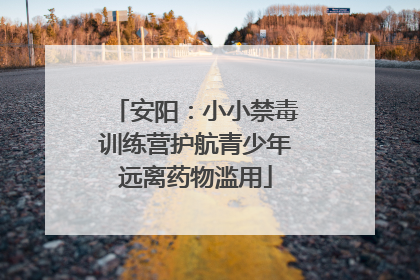 安阳：小小禁毒训练营护航青少年远离药物滥用