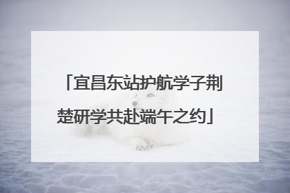 宜昌东站护航学子荆楚研学共赴端午之约