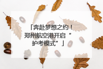 奔赴梦想之约！郑州航空港开启“护考模式”