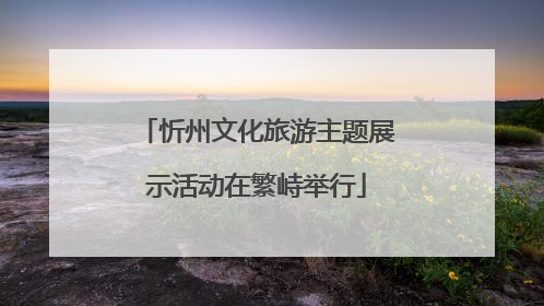 忻州文化旅游主题展示活动在繁峙举行