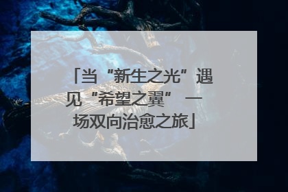 当“新生之光”遇见“希望之翼” 一场双向治愈之旅