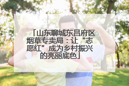 山东聊城东昌府区烟草专卖局：让“志愿红”成为乡村振兴的亮丽底色