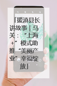 援滇县长讲故事｜马关：“上海+”模式助推“美丽产业”幸福绽放