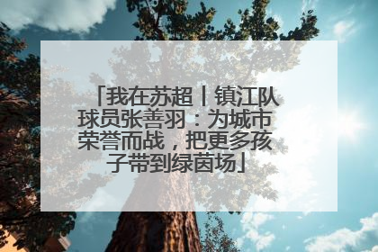 我在苏超丨镇江队球员张善羽：为城市荣誉而战，把更多孩子带到绿茵场
