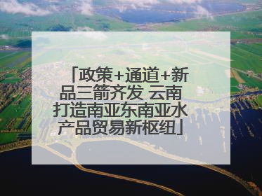 政策+通道+新品三箭齐发 云南打造南亚东南亚水产品贸易新枢纽