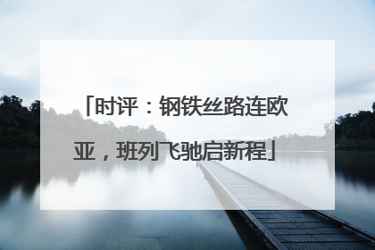 时评：钢铁丝路连欧亚，班列飞驰启新程