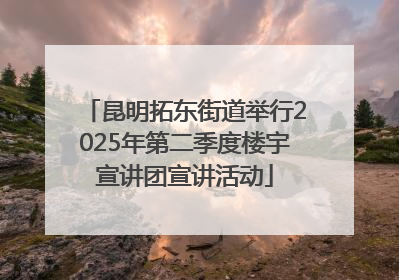 昆明拓东街道举行2025年第二季度楼宇宣讲团宣讲活动