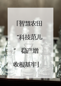 智慧农田“科技范儿” 稳产增收根基牢