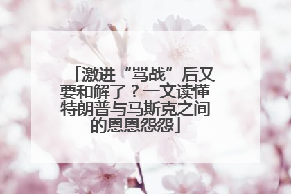激进“骂战”后又要和解了？一文读懂特朗普与马斯克之间的恩恩怨怨
