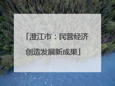 澄江市：民营经济创造发展新成果