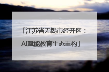 江苏省无锡市经开区：AI赋能教育生态重构