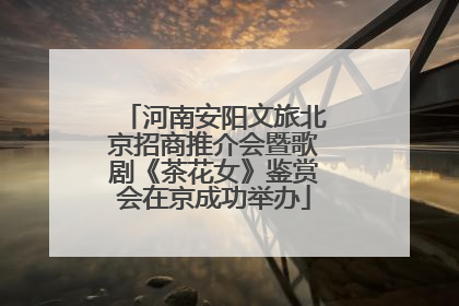 河南安阳文旅北京招商推介会暨歌剧《茶花女》鉴赏会在京成功举办