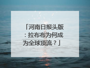 河南日报头版：拉布布为何成为全球顶流？