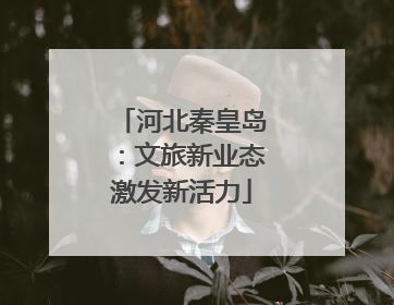 河北秦皇岛：文旅新业态激发新活力