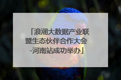 浪潮大数据产业联盟生态伙伴合作大会-河南站成功举办