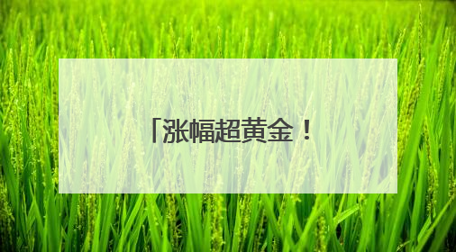 涨幅超黄金！铂金价格大涨！啥原因？