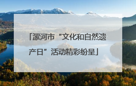 漯河市“文化和自然遗产日”活动精彩纷呈