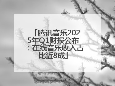 腾讯音乐2025年Q1财报公布：在线音乐收入占比近8成
