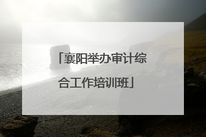 襄阳举办审计综合工作培训班