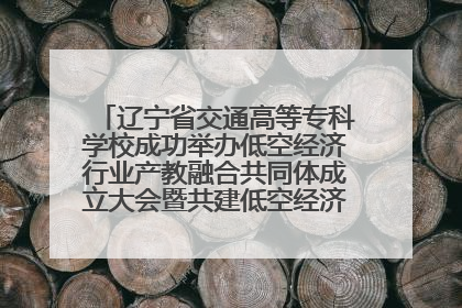 辽宁省交通高等专科学校成功举办低空经济行业产教融合共同体成立大会暨共建低空经济产教融合新生态论坛