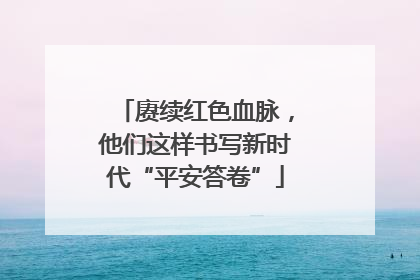 赓续红色血脉，他们这样书写新时代“平安答卷”